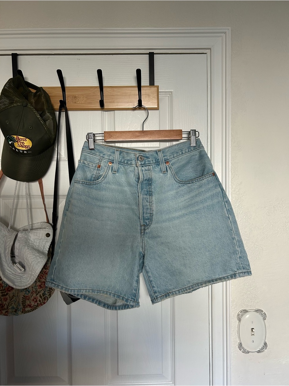 Levi’s 501 Light Wash Denim Shorts